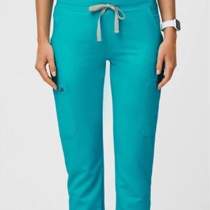 Teal figs scrub pants